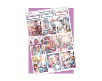 KIT 228 Pastel Christmas | weekly planner sticker kit