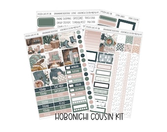 KIT 018 Frozen lake hobonichi cousin weekly kit | Hobonichi cousin stickers