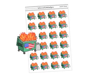 SS189 Dump | planner stickers