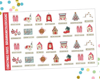 Christmas favs | planner stickers