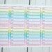 Unicorn glitter checklists