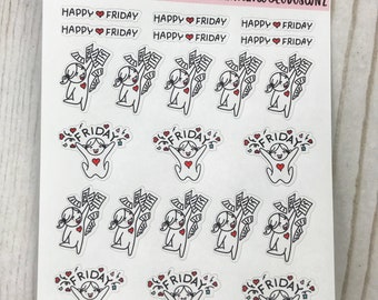 Chloe happy Friday planner stickers