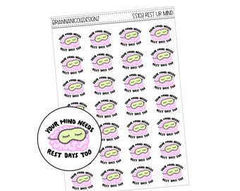 SS103 Rest ur mind | Planner stickers