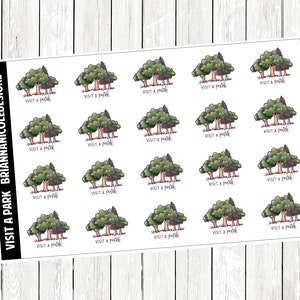 Visit a park | planner stickers