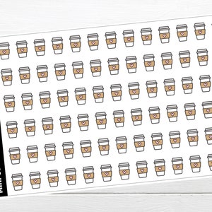 Mini coffee cups | planner stickers