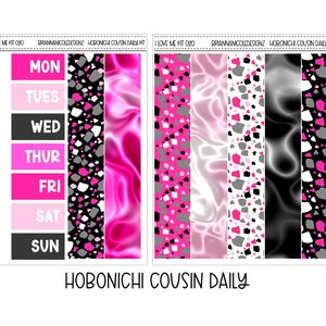 kit 020 I love me Hobonichi cousin Daily | Hobonichi cousin planner stickers