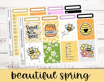 kit 159 Beautiful spring | weekly planner sticker kit