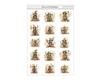 hs 198 scarecrows | planner stickers