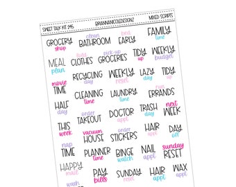 KIT 245 Sweet talk mixed scripts | Planner stickers