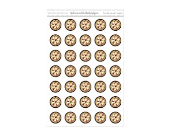hs 201 Ghost pizza | planner stickers