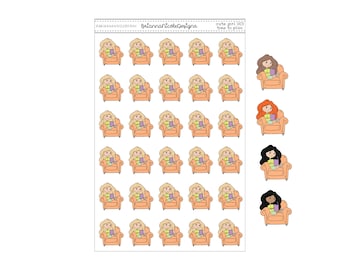 Cute girl 003 Time to plan | planner stickers