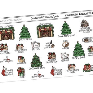 HS087 Holiday bucket list ver 2-| planner stickers