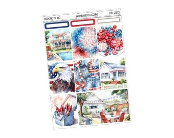 KIT 280 Patriotic | Summer sticker kits