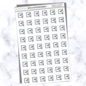 Doodle icons 001 clean windows | planner stickers