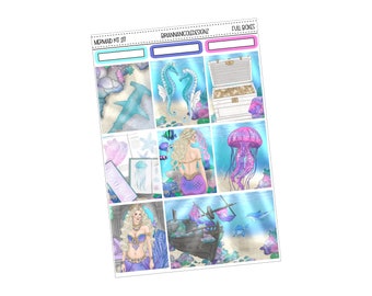 KIT 277 Mermaid | Summer sticker kits