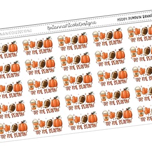 HS064 pumpkin banner ver 2 | planner stickers