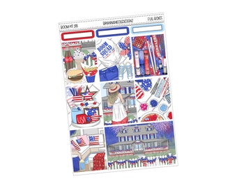 KIT 278 Boom | summer sticker kits | 4th of July stickers