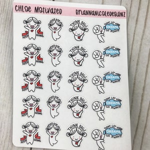 Chloe motivated | planner stickers