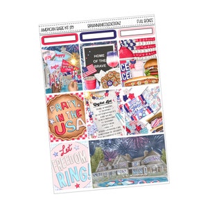 KIT 279 American babe | summer planner stickers