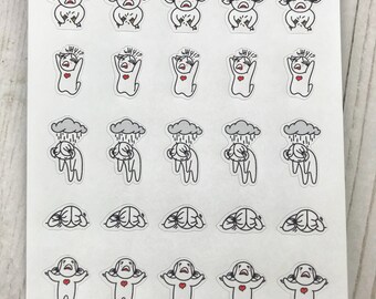 Chloe bad day | planner stickers