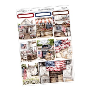 KIT 349 Soul américaine | Stickers le 4 juillet