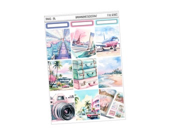 KIT 276 Travel | Planner stickers | Vacation stickers