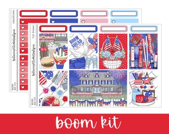 Kit 177 Boom | weekly planner sticker kit