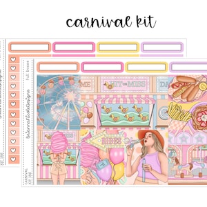 kit 186 Carnival | Weekly planner sticker kit