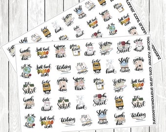 Teacher planner icons | planner stickers