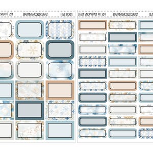 Kit 324 Lazy Snow Day | Winter Planner Stickers - Etsy