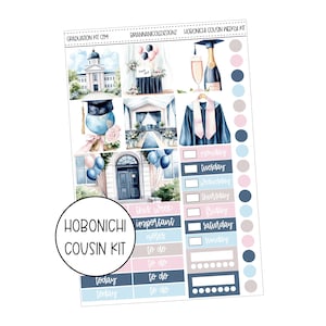 KIT 094 Graduation | hobonichi cousin stickers