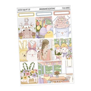 Kit 337 Easter day | Spring stickers | Easter stickers
