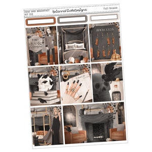 KIT 212 Dead and breakfast | weekly planner sticker kit