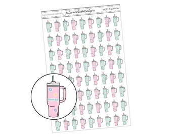 SS149 Hydrate | planner stickers