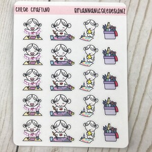Chloe crafting | planner stickers