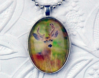 deer necklace