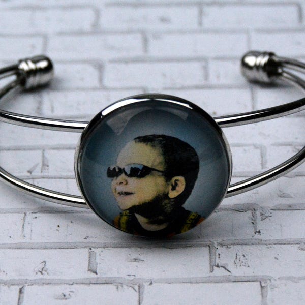 custom adjustable photo bracelet using your image