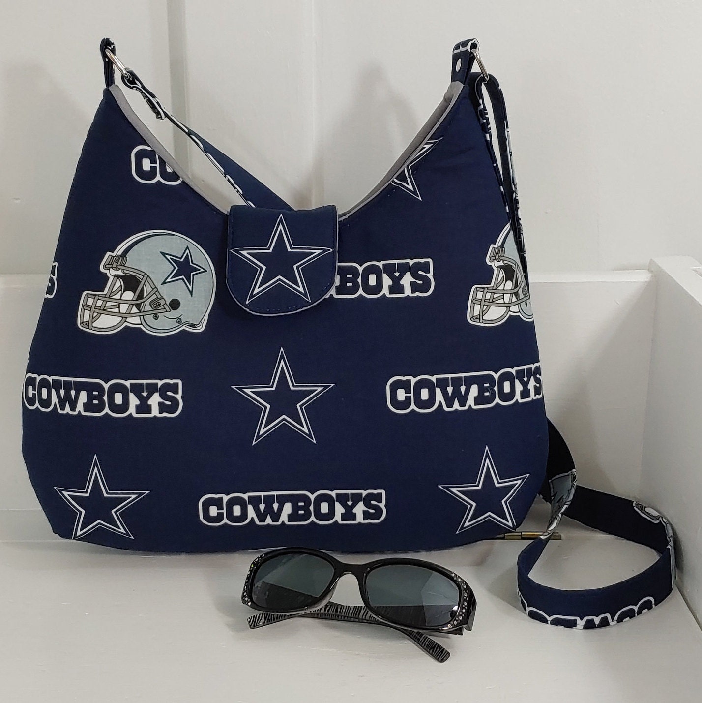 Dallas Cowboys Blue and Gray Purse Crossbody Bag Purses and Etsy