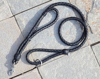 Leren hondenriem Thick Grip
