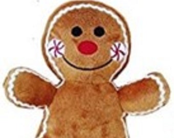 Plush Gingerbread Man (21cm) Great Christmas Gift Stocking Filler