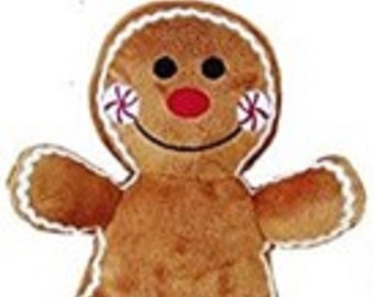Plush Gingerbread Man (21cm) Great Christmas Gift Stocking Filler
