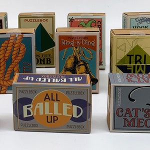 Matchbox Puzzle  assorted themes - Cat's Meow, Bees Knees, Hoofer and more!