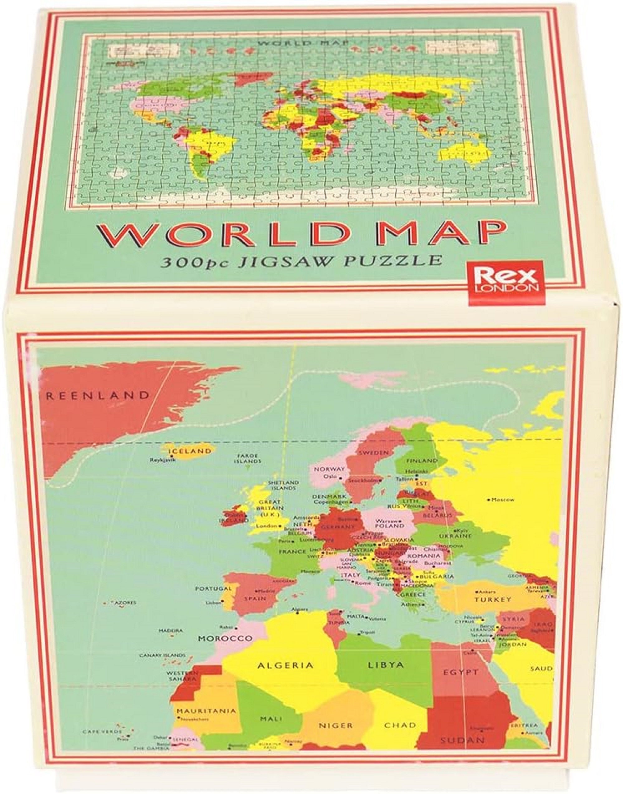 Janod - Giant world map puzzle 300 pieces - My Bulle Toys