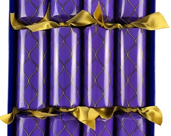 Set of 4 Fill Your Own Christmas Crackers - various designs