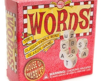 Assorted Mini Travel Games in a Box - Words, Beetle, Matching Flags, Shut the Box.  Ideal stocking filler