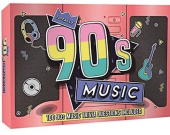 Totally 90's Music Trivia  - set of 100 questions