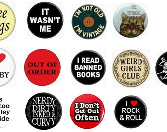 Funny Sassy Badges: Adult Humor Christmas Cracker Fillers