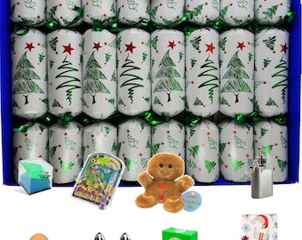 Christmas Tree Design Christmas Crackers gifts for all the family