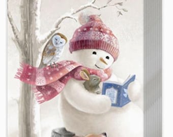 Christmas Themed Pocket Tissues - robins, ski slopes , poinsettia and more!  Assorted designs
