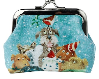 Mini Christmas Cats or Dogs Coin Purse